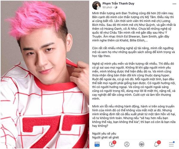 Ăn đủ gạch đá vì bật khóc khi gặp Đan Trường, Thanh Duy bức xúc phản pháo: Điều đó có gì sai?-3