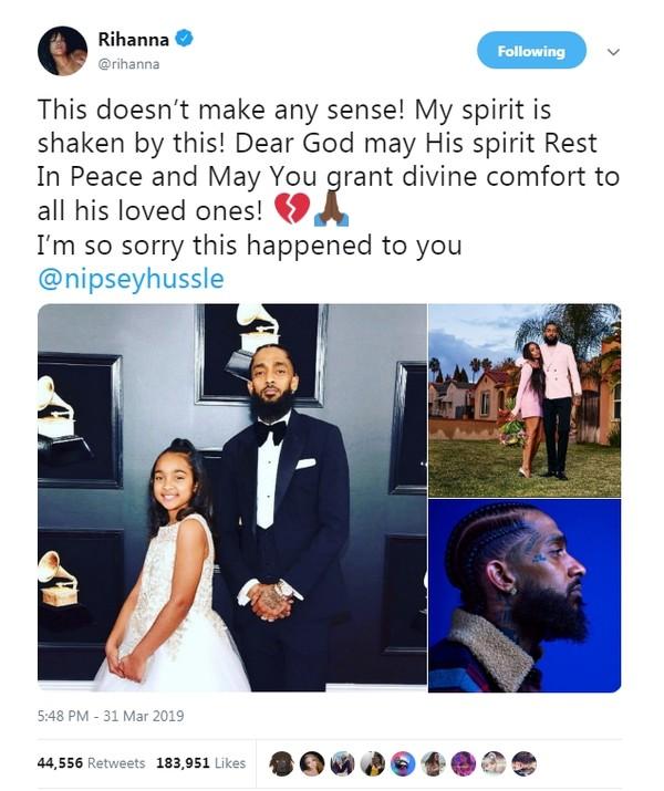 Nipsey Hussle, nghệ sĩ được đề cử Grammy 2019 vừa qua đời sau vụ xả súng: Cả Hollywood xôn xao!-4