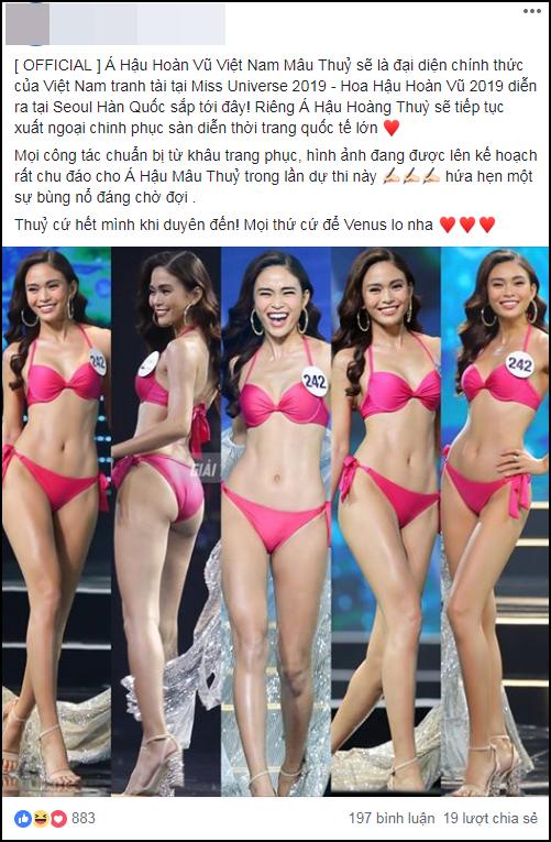 Tự nhận đại diện Việt Nam thi Miss Universe 2019, Mâu Thủy nào ngờ bị chấn chỉnh đúng ngày Cá tháng Tư-1