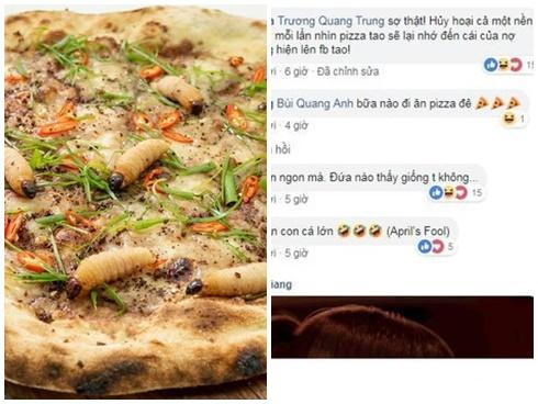 Lại xuất hiện pizza đuông dừa tại Hà Nội khiến dân mạng hoang mang