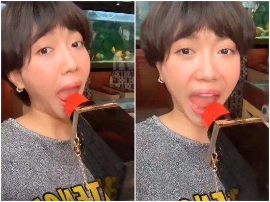 Đã mang danh 'thánh lầy' thì khi đánh son, Diệu Nhi cũng phải 'khác người' mới chịu