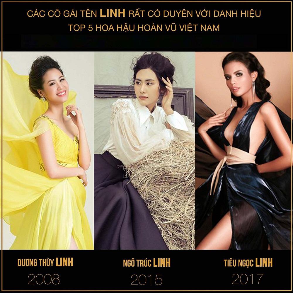 Trùng hợp giật mình 3 mùa Hoa hậu Hoàn vũ Việt Nam: Top 5 luôn có người đẹp tên Linh, top 10 luôn có mỹ nhân tên Ngọc-1