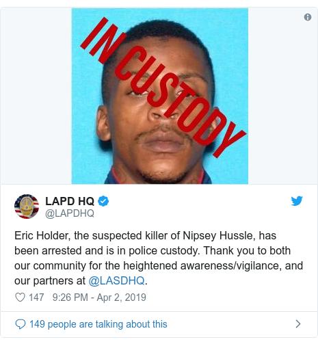 Bắt giữ nghi phạm bắn chết rapper Nipsey Hussle khiến làng nhạc Mỹ chấn động-2