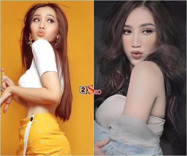 Hôm trước còn là song sinh của Thúy Ngân, hôm nay hoa hậu chuyển giới Nhật Hà đã lại giống Bảo Thy như lột-4