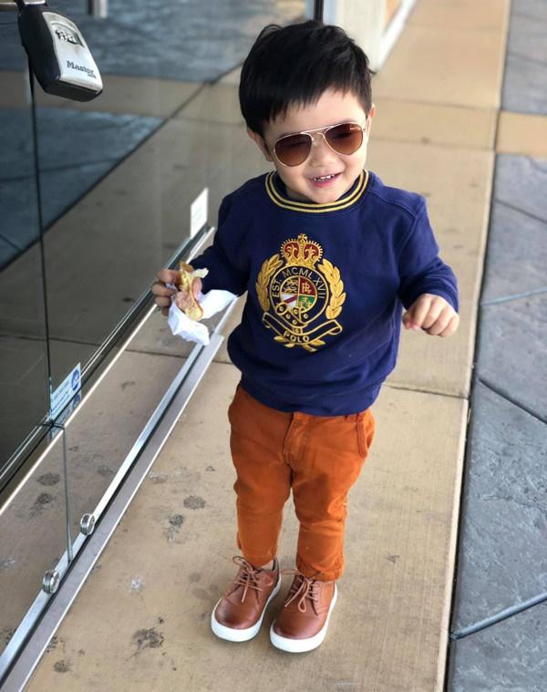 Mới 2 tuổi, con trai Đan Trường đã là tay chơi hàng hiệu khét tiếng, tủ đồ chứa 40 đôi giày đắt đỏ-2