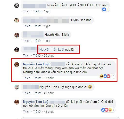 Tiến Luật đáp trả mặn nhưng cay khi bị antifan chê ngu-3