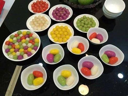 Hướng dẫn làm bánh trôi nhiều màu sắc đẹp mắt-2