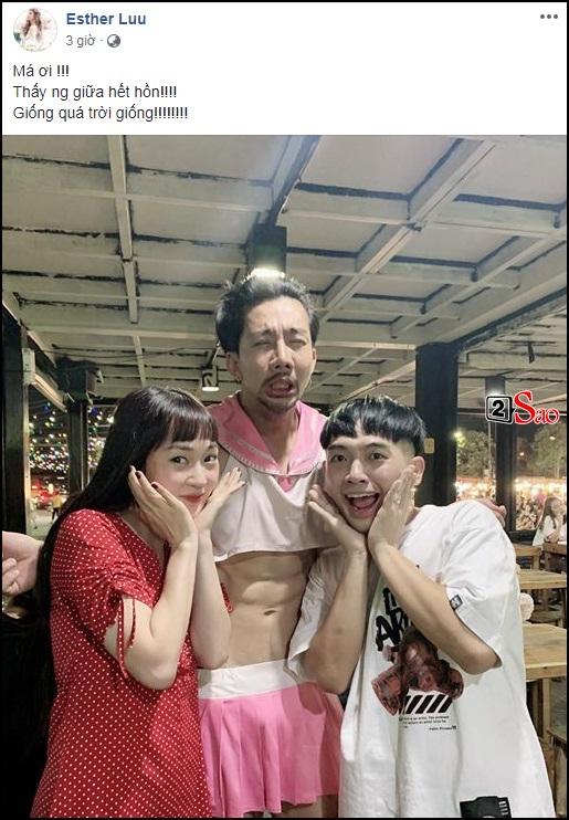 Hari Won hoảng hồn khi chiêm ngưỡng người đàn ông giống Trấn Thành như đúc-2