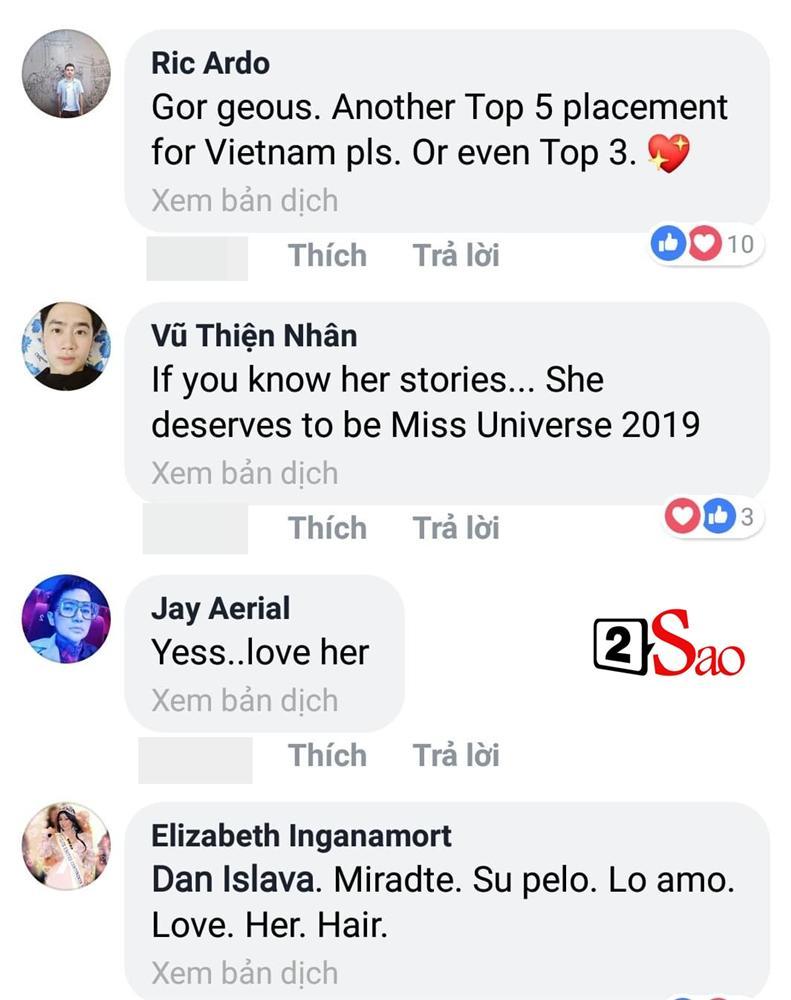 Mặc nhan sắc bị chê trong nước, Hoàng Thùy vẫn được khán giả quốc tế dự đoán đi sâu tại Miss Universe 2019-4