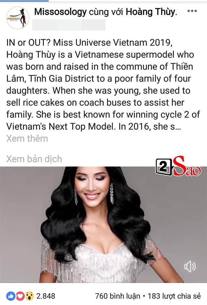 Mặc nhan sắc bị chê trong nước, Hoàng Thùy vẫn được khán giả quốc tế dự đoán đi sâu tại Miss Universe 2019-1