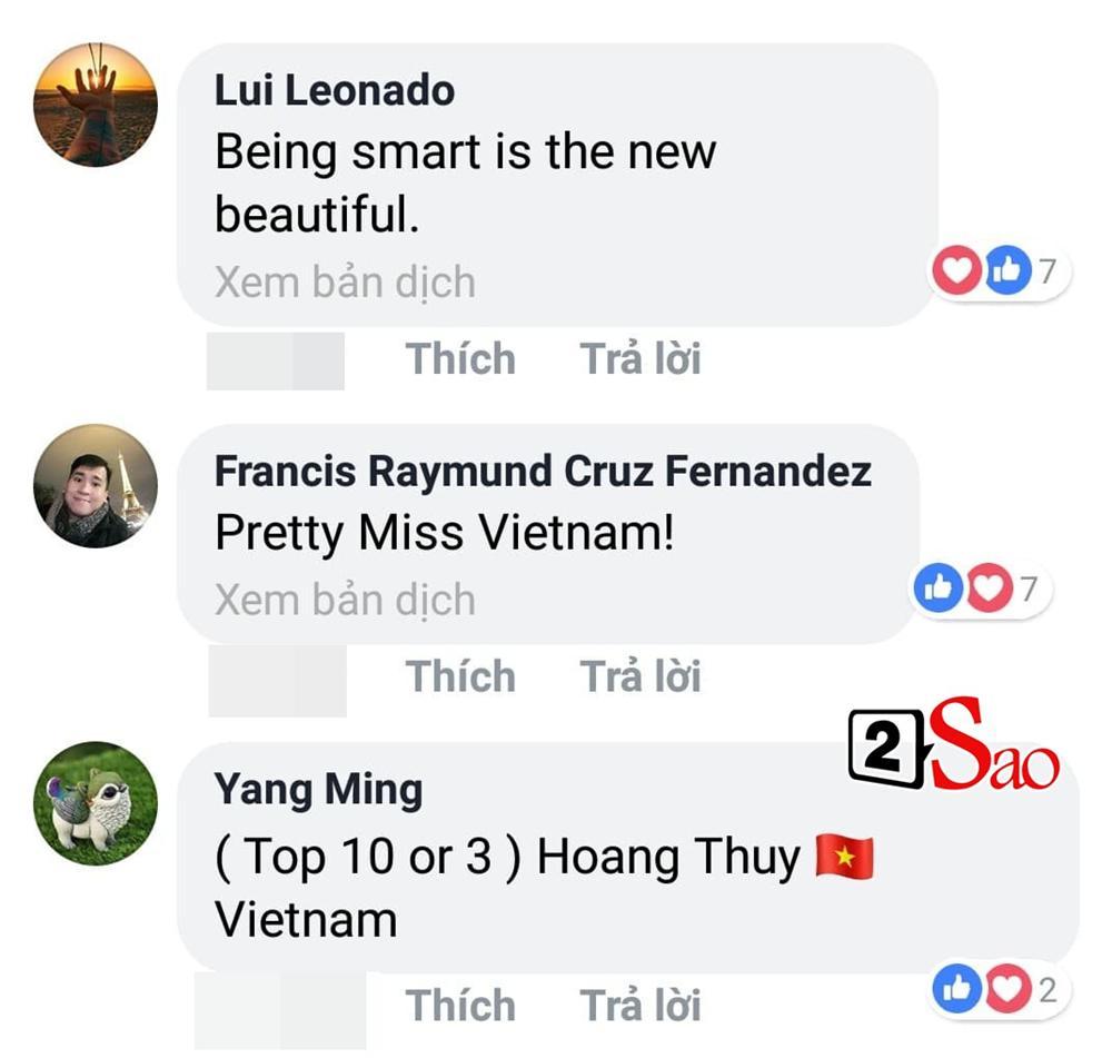 Mặc nhan sắc bị chê trong nước, Hoàng Thùy vẫn được khán giả quốc tế dự đoán đi sâu tại Miss Universe 2019-3