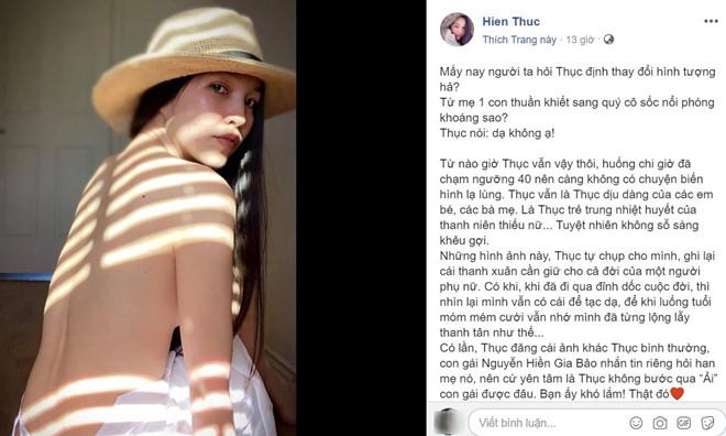 Ca sĩ Hiền Thục phản hồi việc chụp ảnh bán khỏa thân ở tuổi 38-1