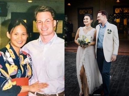 Vợ mới cùng chồng cũ Hồng Nhung đã yêu nhau 20 năm trước