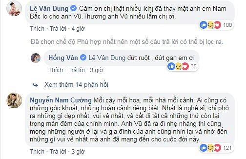 Sự thật việc Cát Phượng thả icon mặt cười dưới status mà NSND Hồng Vân chia sẻ về Anh Vũ-4
