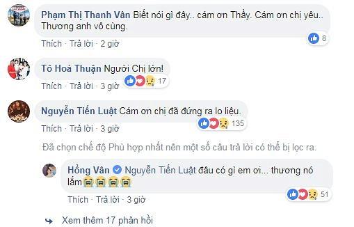 Sự thật việc Cát Phượng thả icon mặt cười dưới status mà NSND Hồng Vân chia sẻ về Anh Vũ-5