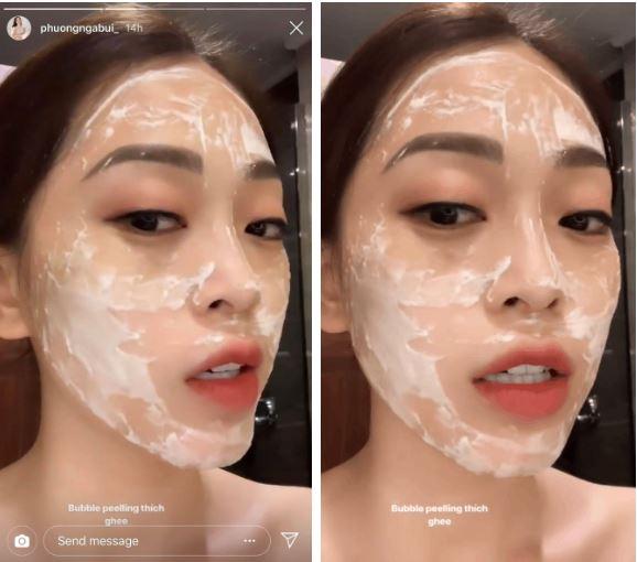 Mất công chia sẻ cách dưỡng da nhưng Á hậu Phương Nga vẫn còn để nguyên lớp make up-2