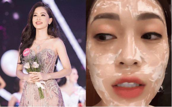 Mất công chia sẻ cách dưỡng da nhưng Á hậu Phương Nga vẫn còn để nguyên lớp make up-4
