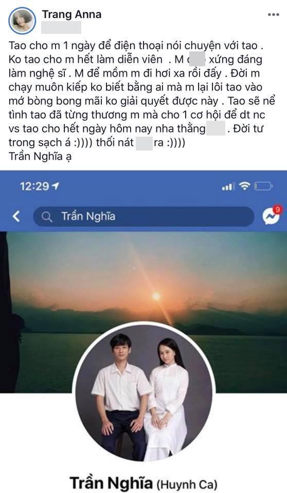 BIẾN CĂNG SHOWBIZ: Nam chính Mắt biếc Trần Nghĩa bất ngờ bị tình cũ hot girl tố đời tư thối nát, bắt cá nhiều tay-1