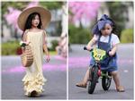 Mẫu nhí 2,5 tuổi 'khuấy đảo' Tuần lễ thời trang trẻ em 2019 khi trình diễn cùng xe đạp