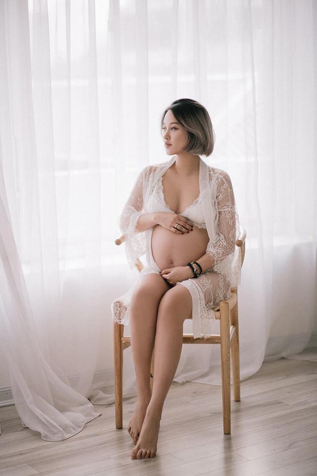 Thông báo lấy chồng 2 chưa lâu, hot-mom Mi Vân gây chú ý khi trút xiêm y dù bụng bầu vượt mặt-2