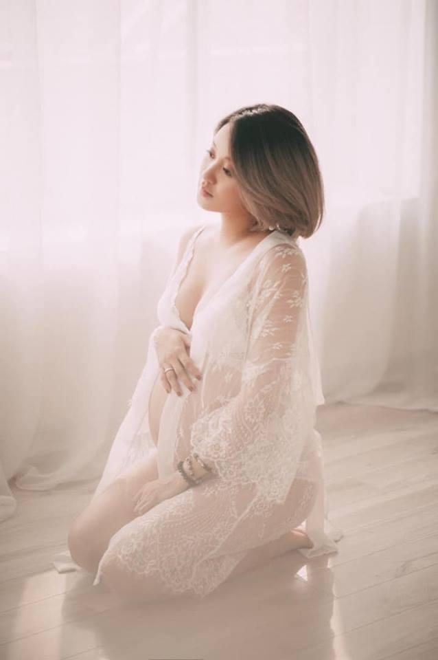 Thông báo lấy chồng 2 chưa lâu, hot-mom Mi Vân gây chú ý khi trút xiêm y dù bụng bầu vượt mặt-5