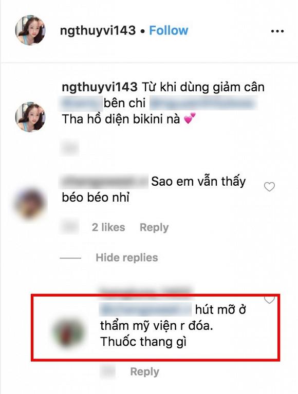 Khoe đường cong gợi cảm khi diện bikini, Thúy Vi không ngờ bị soi vô số điểm lạ-3