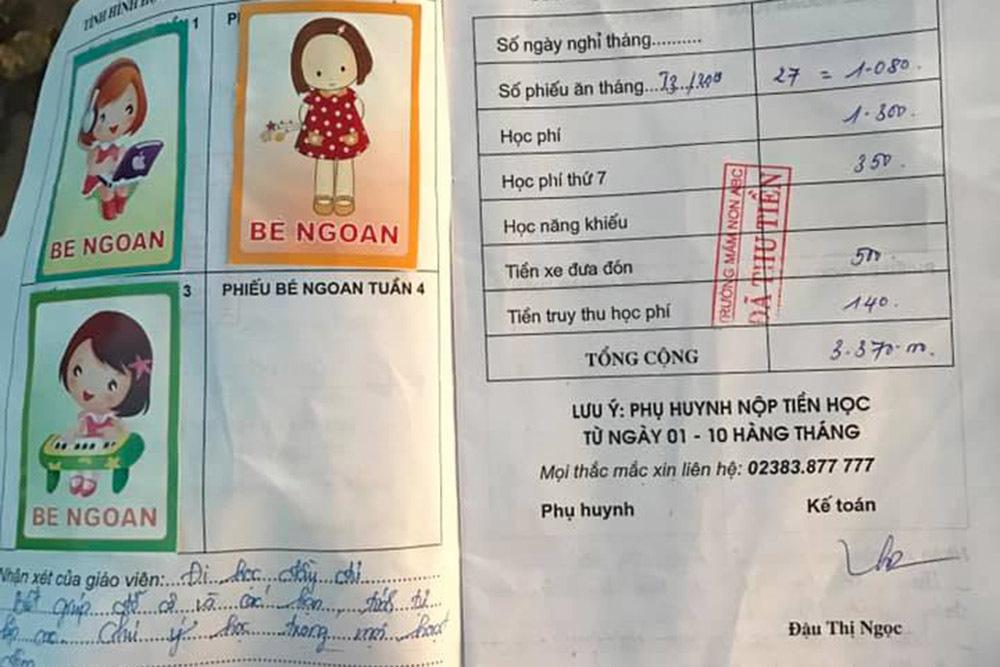 Trường mầm non bị phản ánh đuổi trẻ do thiếu tiền học-3