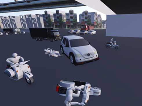 Toàn cảnh Mercedes GLA tông hàng loạt xe máy ở Hà Nội