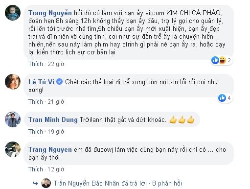 Đạo diễn Gái già lắm chiêu mắng Huỳnh Anh mất dạy, vô học, Tú Vi hùa theo: Ghét các thể loại đi trễ-4