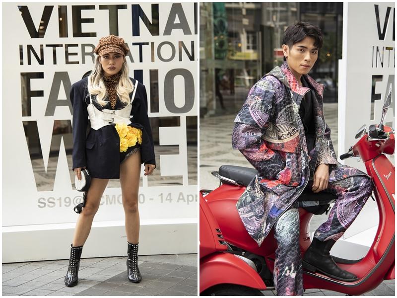 Ngắm những bộ cánh street style ngày đầu Vietnam International Fashion Week mà tưởng Halloween đến sớm nửa năm-17