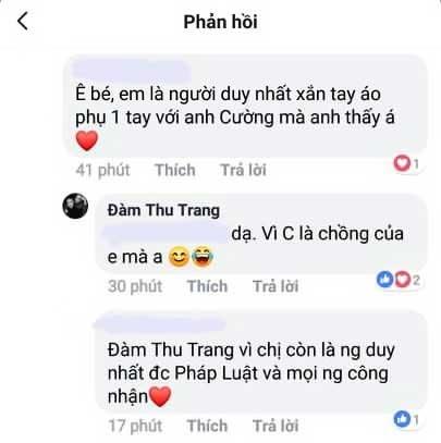 Chưa chính thức cưới nhưng Đàm Thu Trang đã mạnh miệng khẳng định Cường Đô La là chồng-2