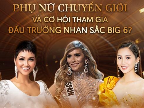 Người đẹp chuyển giới thi đấu trường nhan sắc Big 6: Các hoa hậu Việt Nam 100% ủng hộ?