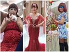 Ngán ngẩm phong cách thời trang 'cưa sừng làm nghé' quá lố của cô dâu 62 tuổi ở Cao Bằng