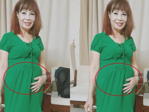 Cô dâu 62 tuổi tiếp tục xuất hiện với bụng bầu vượt mặt, thẳng thắn nói về việc mang thai