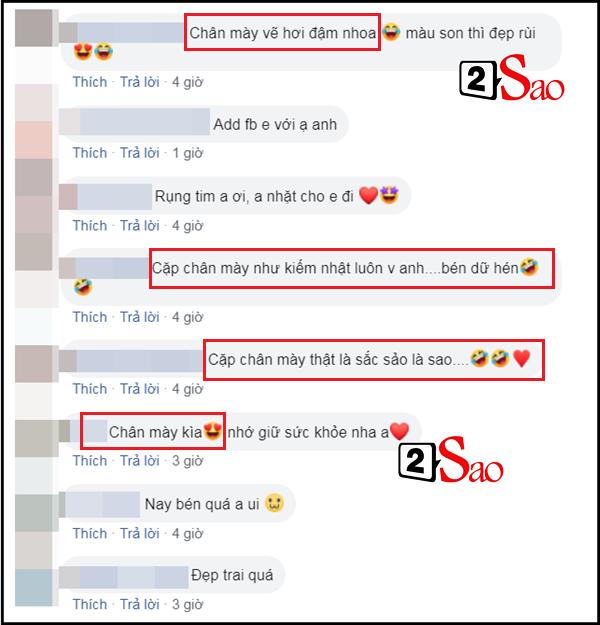 Khoe ảnh đẹp trai, Ngô Kiến Huy không ngờ bị gọi là Bắp sư tỷ vì chân mày bén như kiếm Nhật-3