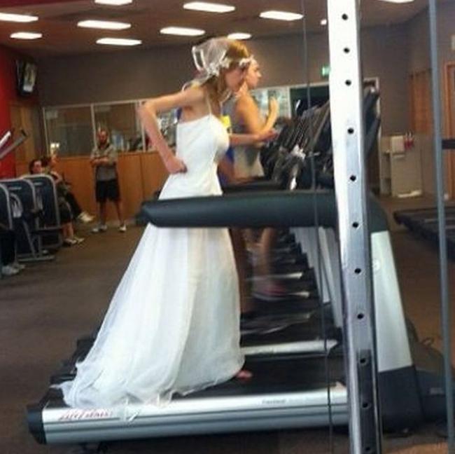 Chùm ảnh vui về thời trang (P2): 1001 tình huống bi hài ở phòng tập gym-9