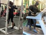 Ngỡ ngàng với cặp đôi hồn nhiên squat, tập gym ngay tại sân bay Nội Bài-8