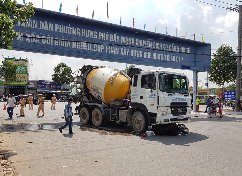 Chồng đau đớn chứng kiến vợ chết thảm dưới bánh xe bồn-2