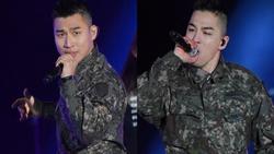 Bất chấp chuỗi bê bối chấn động của Seungri, 2 mảnh Big Bang 'đốt cháy' sân khấu buổi hòa nhạc quân đội