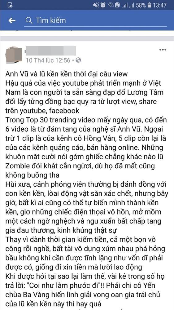 Cố nghệ sĩ Anh Vũ đã yên giấc ngàn thu nhưng câu chuyện về đám đông xấu xí làm cách nào có thể khỏa lấp?-11