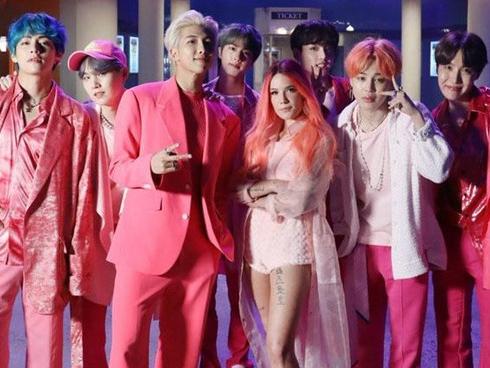 BTS thâu tóm hàng loạt BXH với ca khúc mới hợp tác sao Mỹ