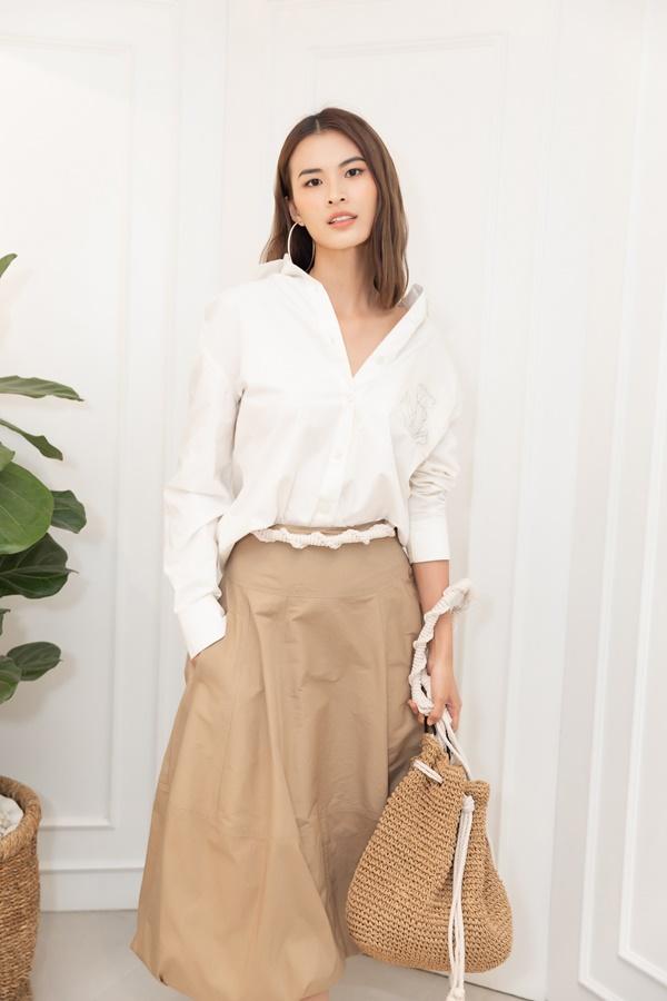 Thần tiên tỉ tỉ Đặng Thu Thảo diện đầm trắng với những đường ren xuyên thấu tinh tế-11