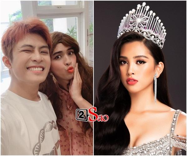 Chỉ nhờ một tấm hình giả gái xuất sắc, dân mạng phát hiện Hồ Quang Hiếu có tướng phu thê với đương kim Hoa hậu Việt Nam-2