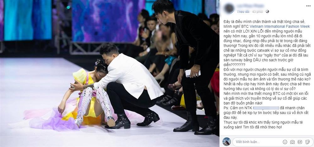 Sự thật đáng phẫn nộ sau cú nhào lộn thảm họa trên sàn catwalk của Minh Hằng-3