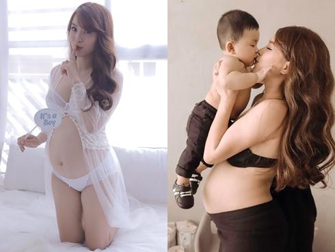 Chuẩn bị lâm bồn, Hải Băng sợ hãi khi đọc được tin 'sản phụ 40 tuổi suýt chết vì sinh lần 3 bị vỡ tử cung'