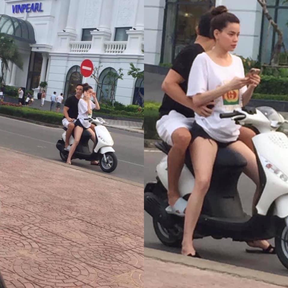 Hồ Ngọc Hà - Kim Lý tình tứ xuống đường bằng xe máy, dân mạng lập tức nhắc nhở: Thế mũ bảo hiểm đâu?-3