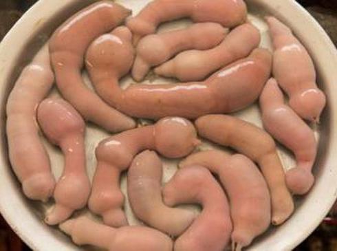 Khách 'đỏ mặt' khi lần đầu ăn cá dương vật