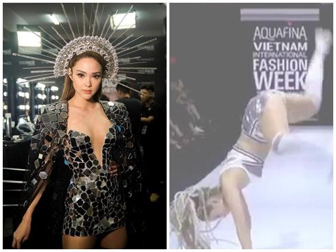 Màn nhào lộn, xoạc chân của Minh Hằng na ná giống nhà thiết kế 72 tuổi-12