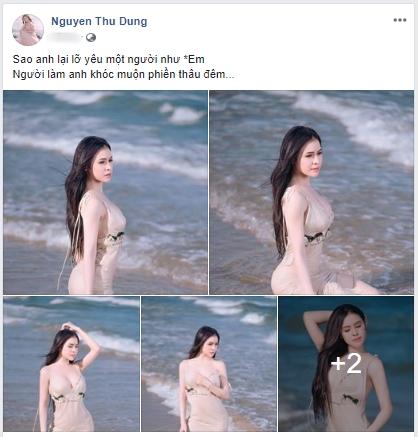 Sau lùm xùm bán dâm, Thư Dung nhiệt tình tung ảnh sexy kèm loạt status thả thính mượn từ âm nhạc và thơ ca-1