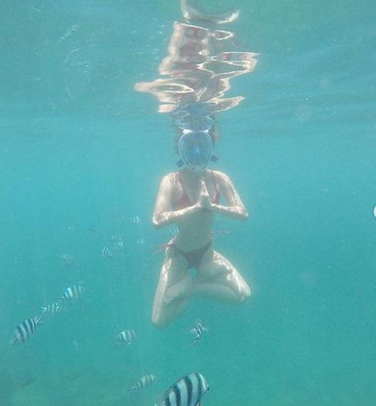 Nghiện yoga như Phương Trinh Jolie: Bất kể dưới nước hay trên sóng truyền hình đều tạo dáng bá đạo-6